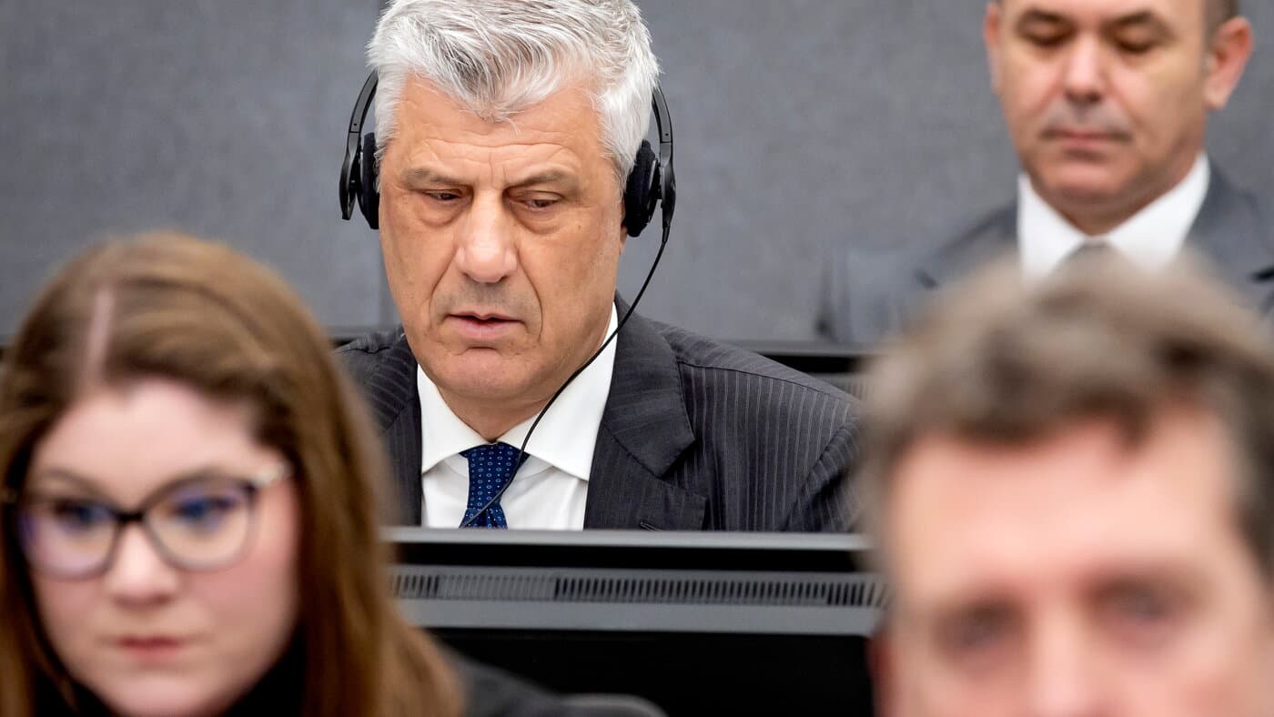 Kosovo's Former President Hashim Thaci Sentenced to 25 Years for War Crimes